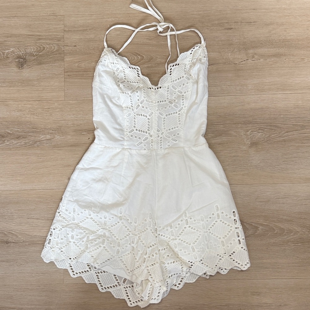 Nordstrom BP Women's White Playsuit-romper Size XXS